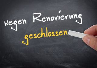 Mo, 21.9.: wegen Renovierung GESCHLOSSEN
